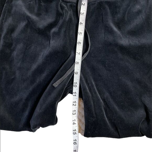 Vintage Silver embroidered black Velour Drawstring Pants Size Small NWT - Picture 5 of 7
